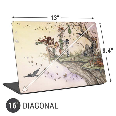 Amy Brown Where The Wind Takes You Universal Laptop 16in (13 x 9.4in) Skin